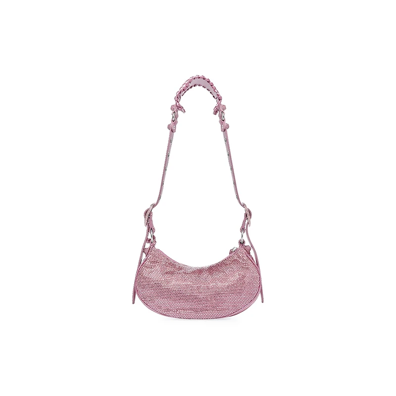 le cagole shoulder bag xs with rhinestones