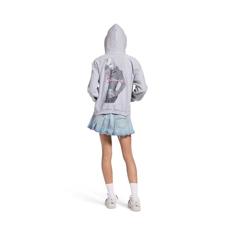 balenciaga music | britney spears series zip-up hoodie regular fit