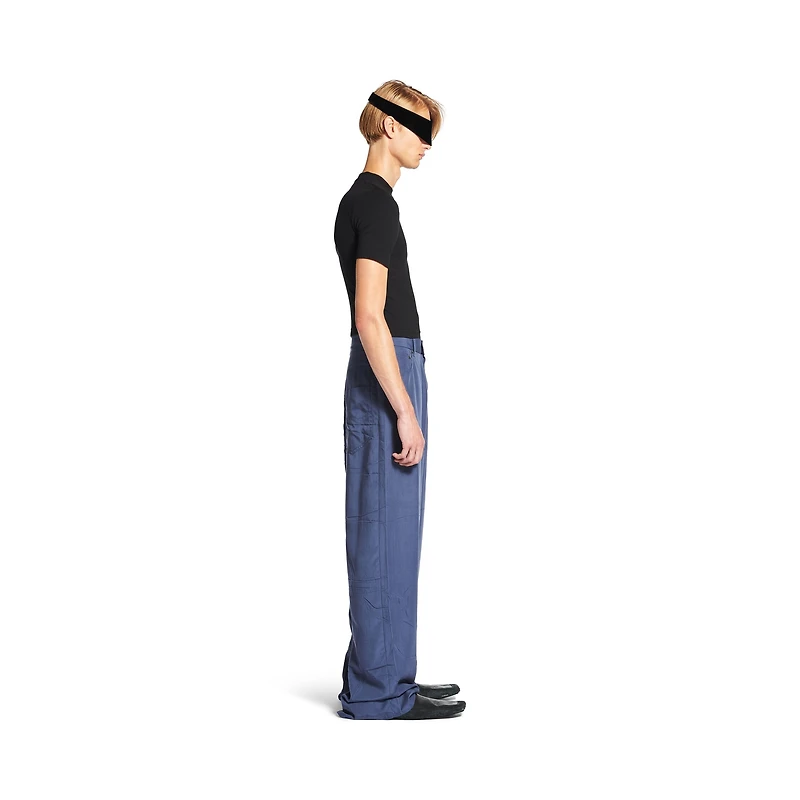 fluid denim pants