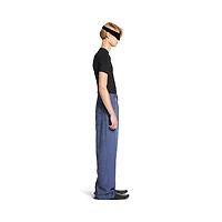 fluid denim pants