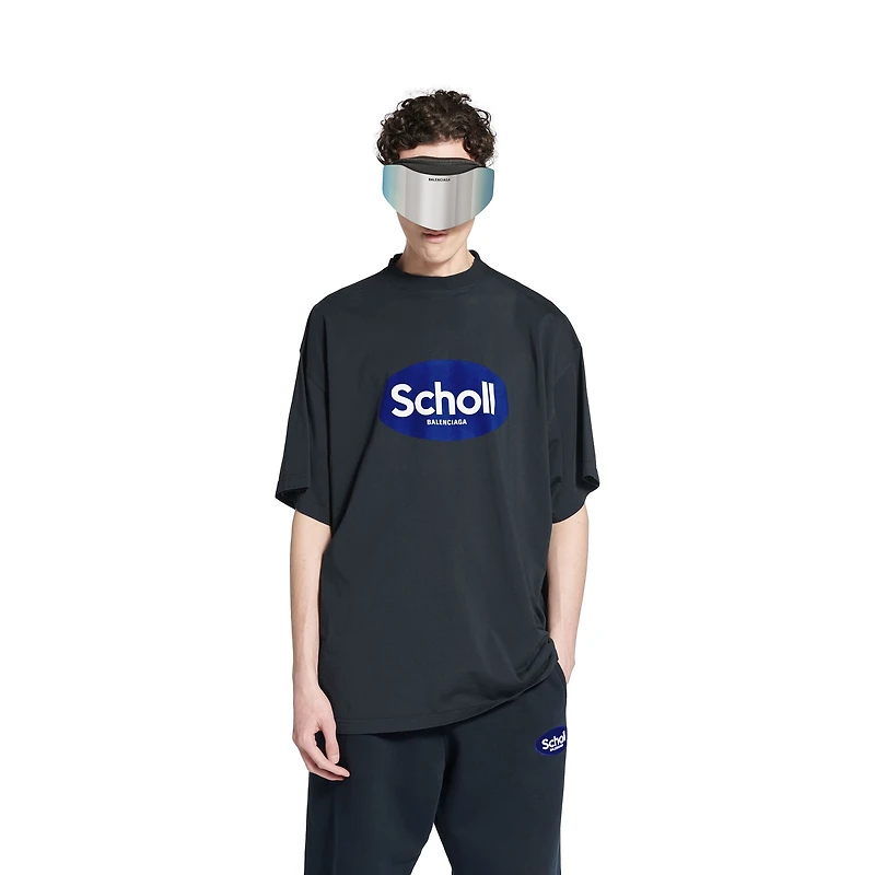 balenciaga i scholl oversized t-shirt