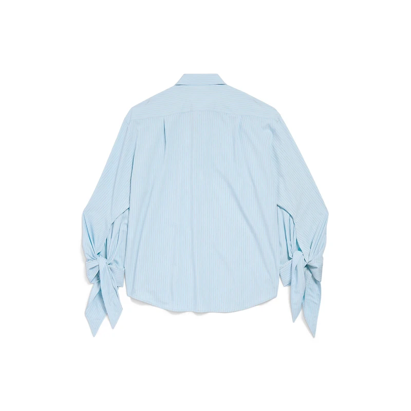 knotted cuff blouse