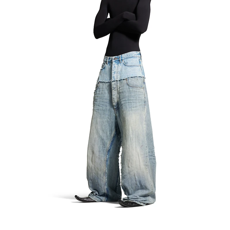 cut-up baggy pants