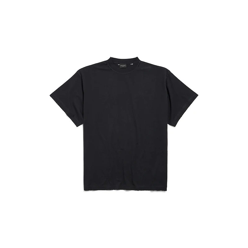 security tape logo t-shirt oversized