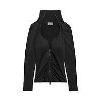 bra cup zip-up jacket