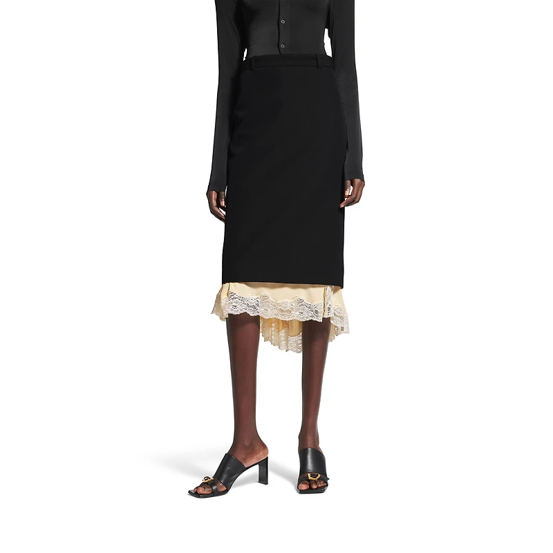 lingerie tailored skirt