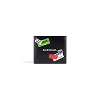 cash square folded wallet