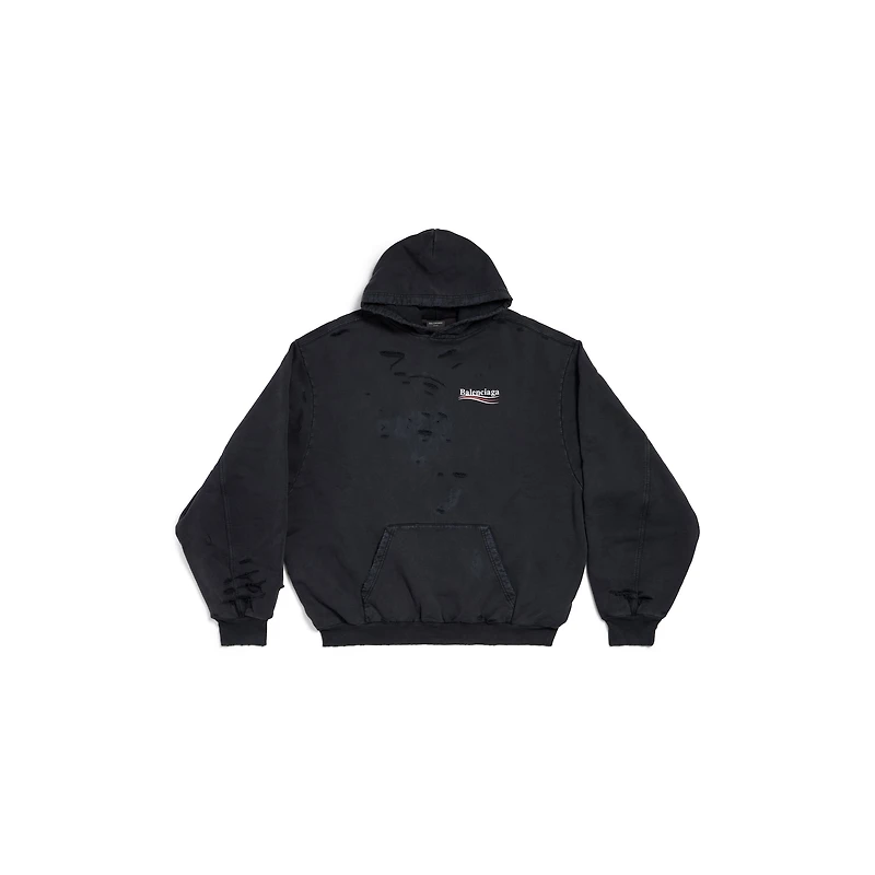 political campaign layered hoodie