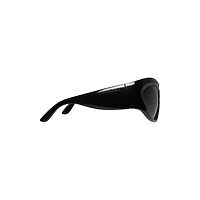 wrap d-frame sunglasses