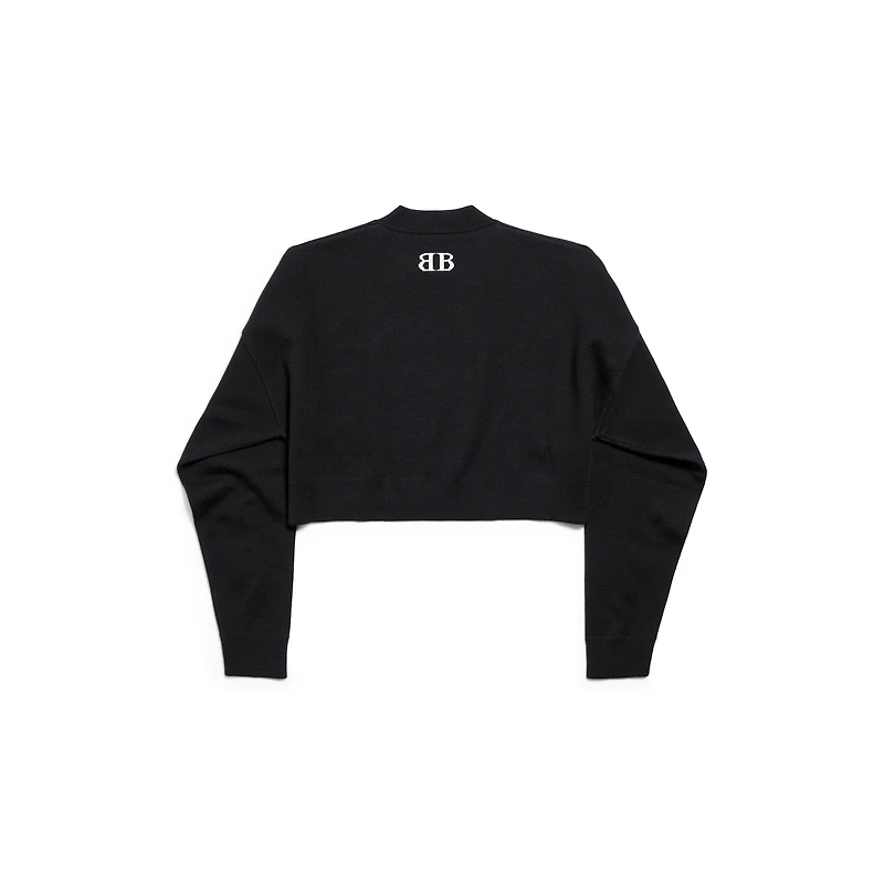 cropped crewneck