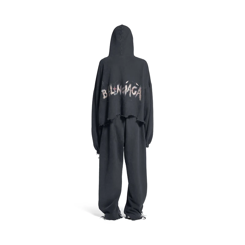 balenciaga nail polish cropped sweatpants