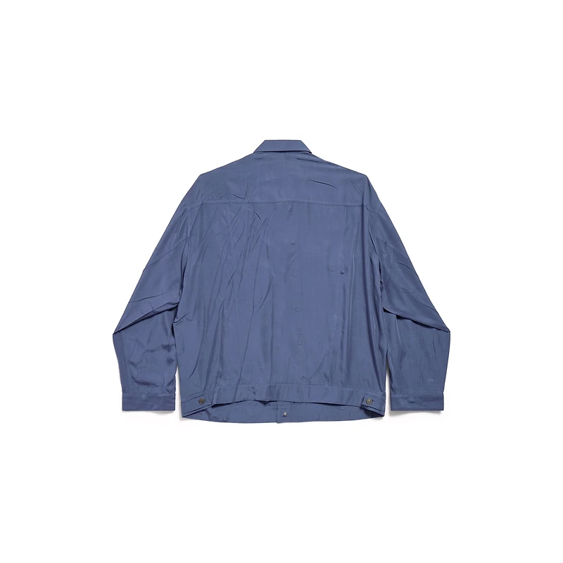 fluid denim jacket
