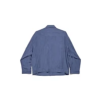 fluid denim jacket