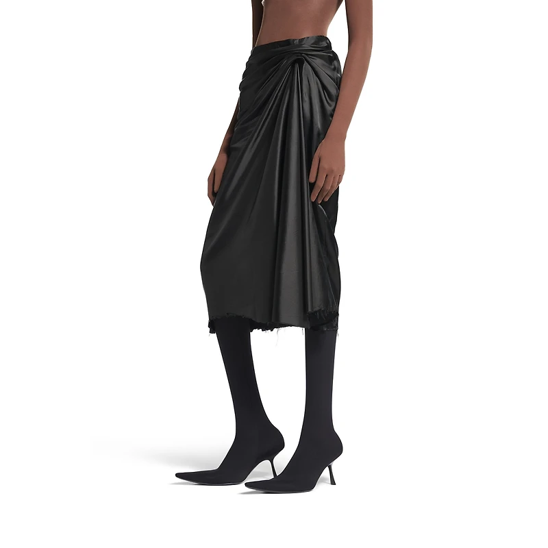 draped skirt
