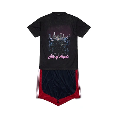 city of angels patched dress