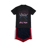city of angels patched dress