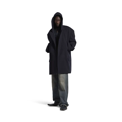 hooded short coat