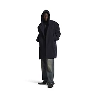 hooded short coat