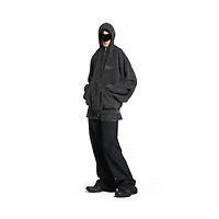 political campaign inside-out zip-up hoodie large fit