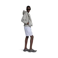 stripes boxer swim shorts