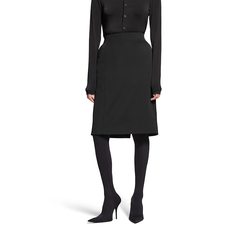 hourglass midi skirt