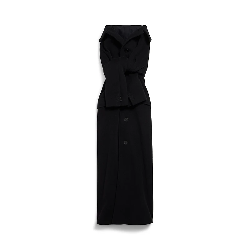 coat bustier dress