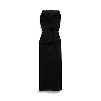 coat bustier dress