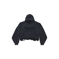 cropped hoodie