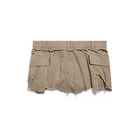 cargo mini skirt
