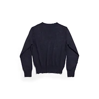 laurel classic inside-out v-neck sweater