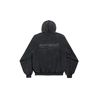 political campaign inside-out zip-up hoodie large fit