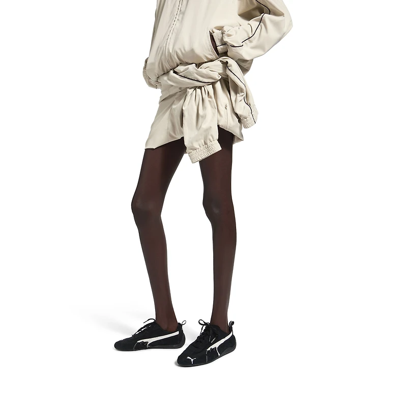 knotted tracksuit skirt