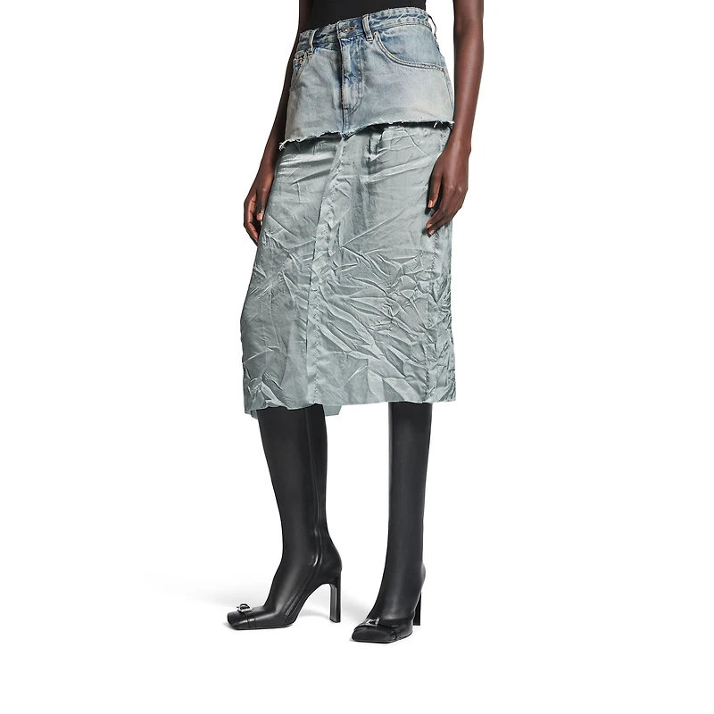 ripped-off skirt