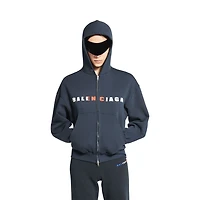 international zip-up hoodie small fit