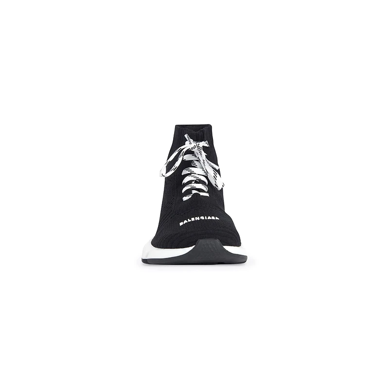 kids - speed lace-up recycled knit sneaker
