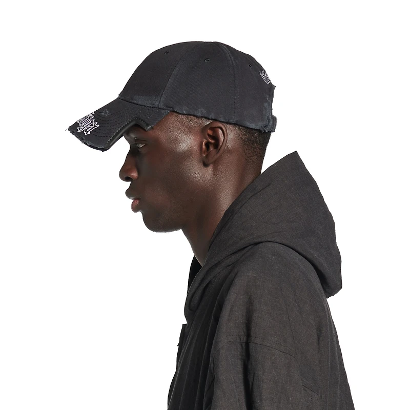 blackletter script cap