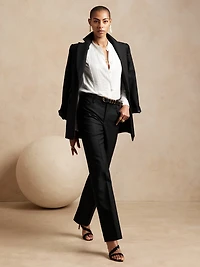Lido Straight Italian Wool Pant