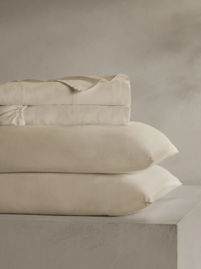 Washed Linen-Cotton Sheet Set