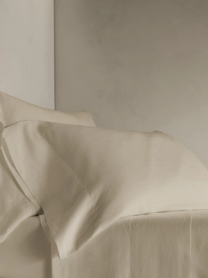 Washed Linen-Cotton Pillowcases