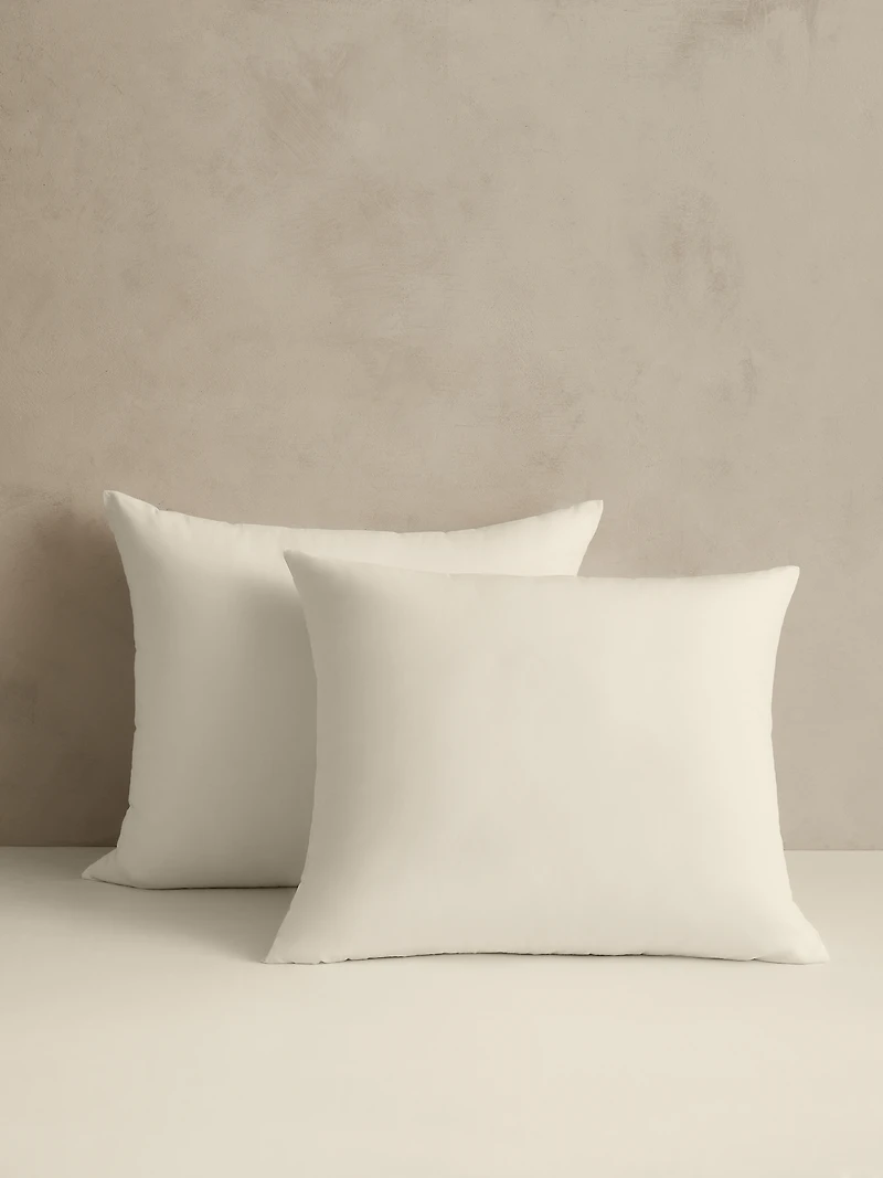 Washed Cotton Percale Shams