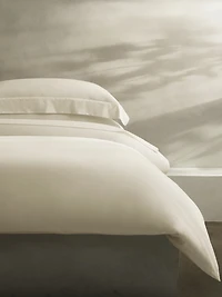 Washed Cotton Percale Duvet Cover