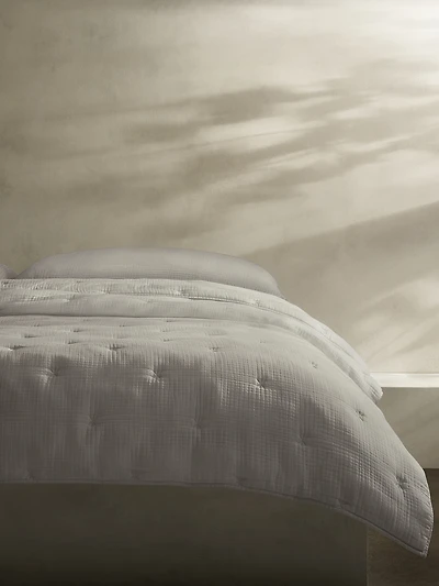Lofty Organic Cotton Gauze Quilt