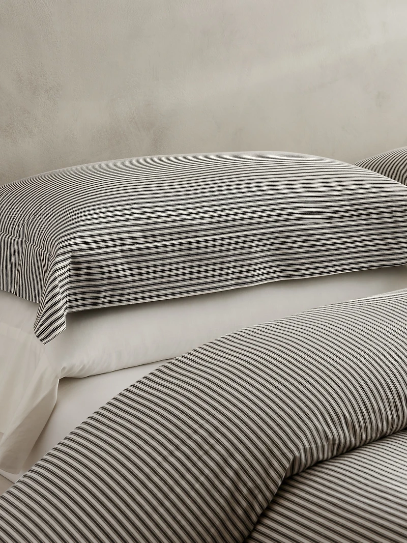 Heritage Ticking Stripe Shams