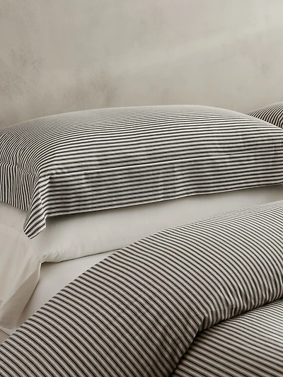 Heritage Ticking Stripe Shams