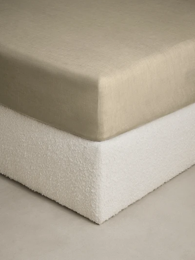 Natural Hemp Fitted Sheet