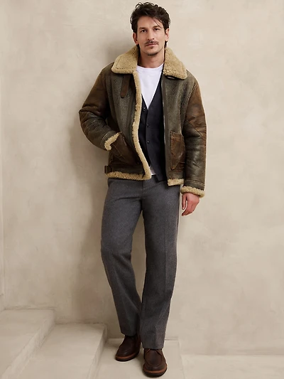 Shearling Flight Jacket