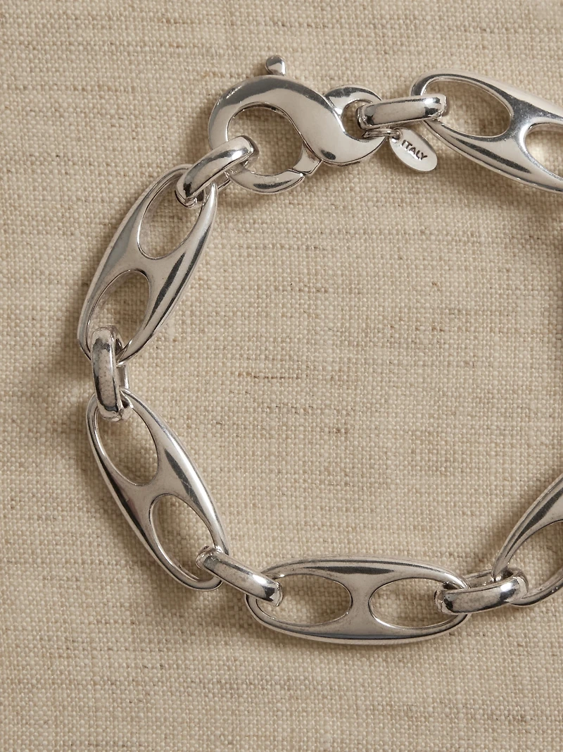 Elongated Mariner Link Chain Bracelet by Aureus + Argent