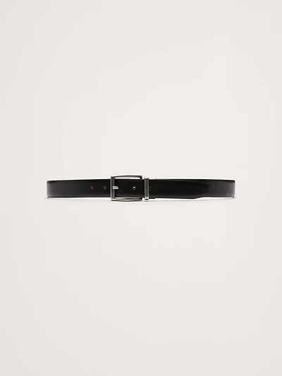 Reversible Leather Dress Belt