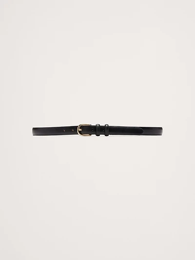 Slim Leather Belt