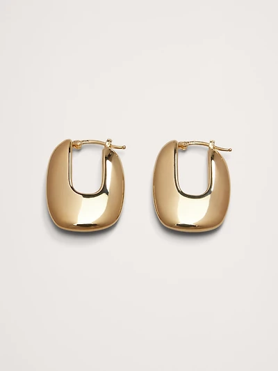Ravena U-Profile Earrings by Aureus + Argent